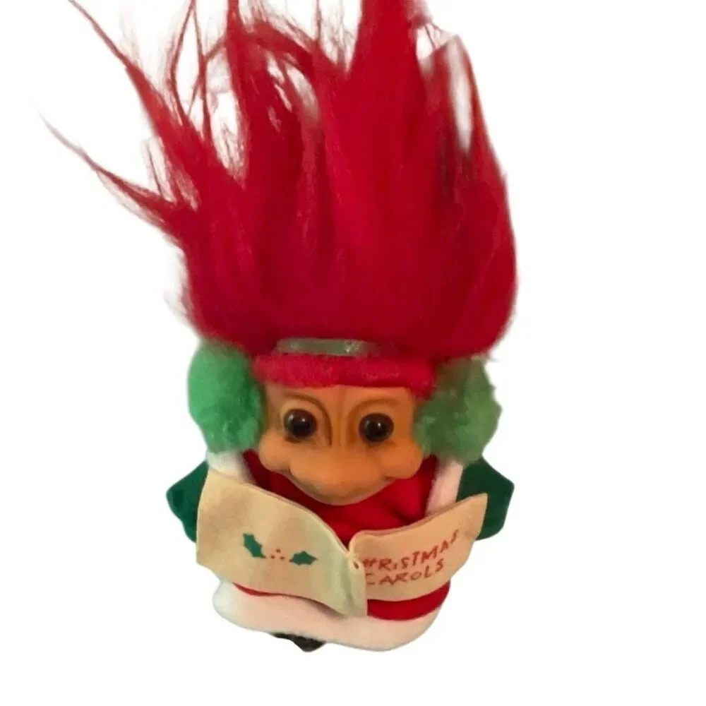 Christmas Carols Vintage Russ Troll Doll